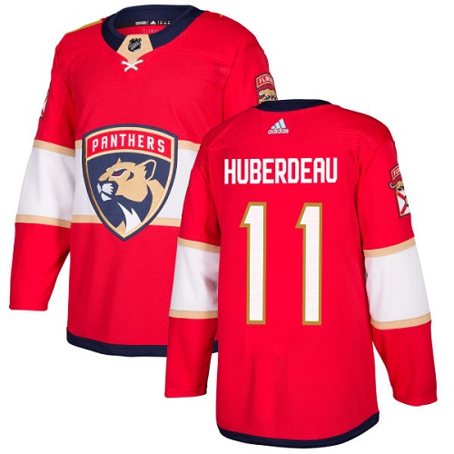 Adidas Florida Panthers #11 Jonathan Huberdeau Red Home Authentic Stitched Youth NHL Jersey